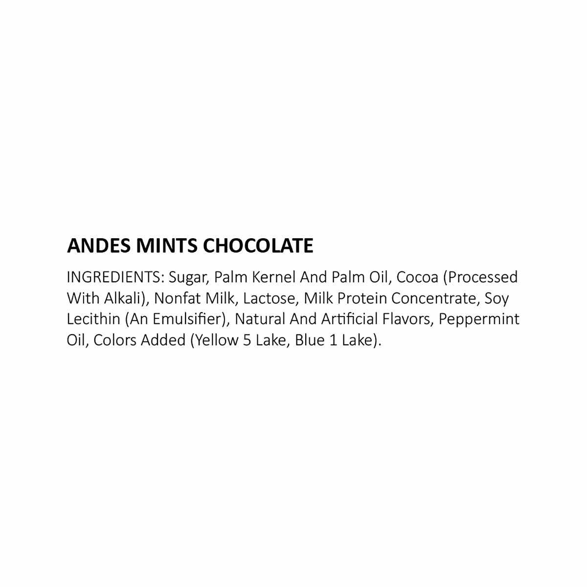 Andes Mints Chocolate Candy 1 lb.