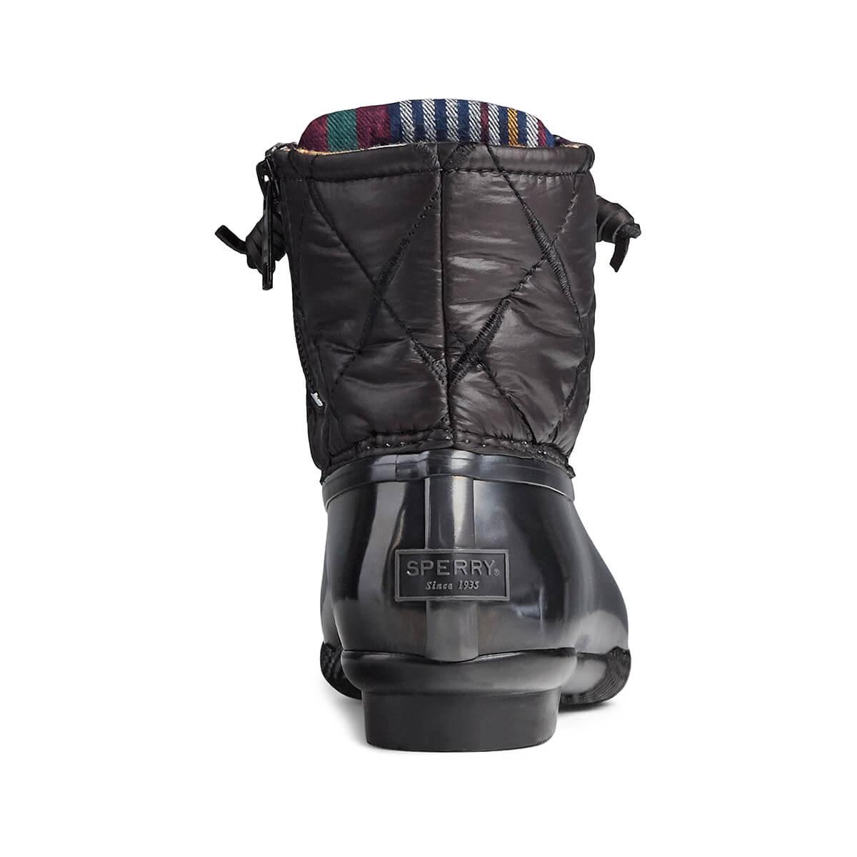 women's saltwater quilted duck boot grey