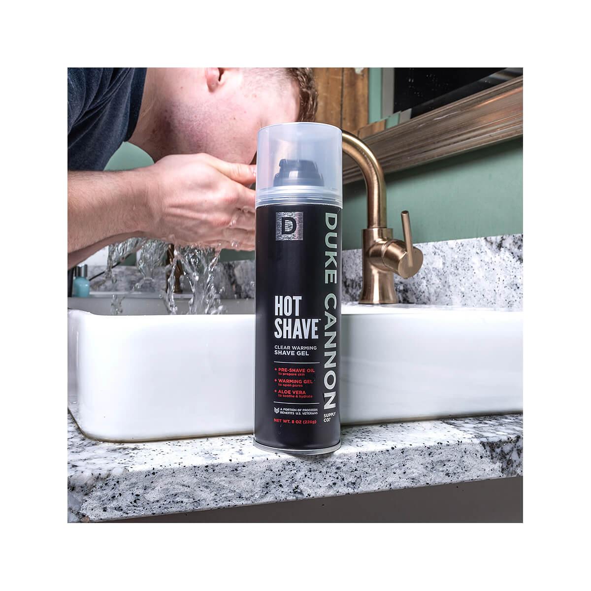 DUKE CANNON Hot Shave Clear Warming Shaving Gel