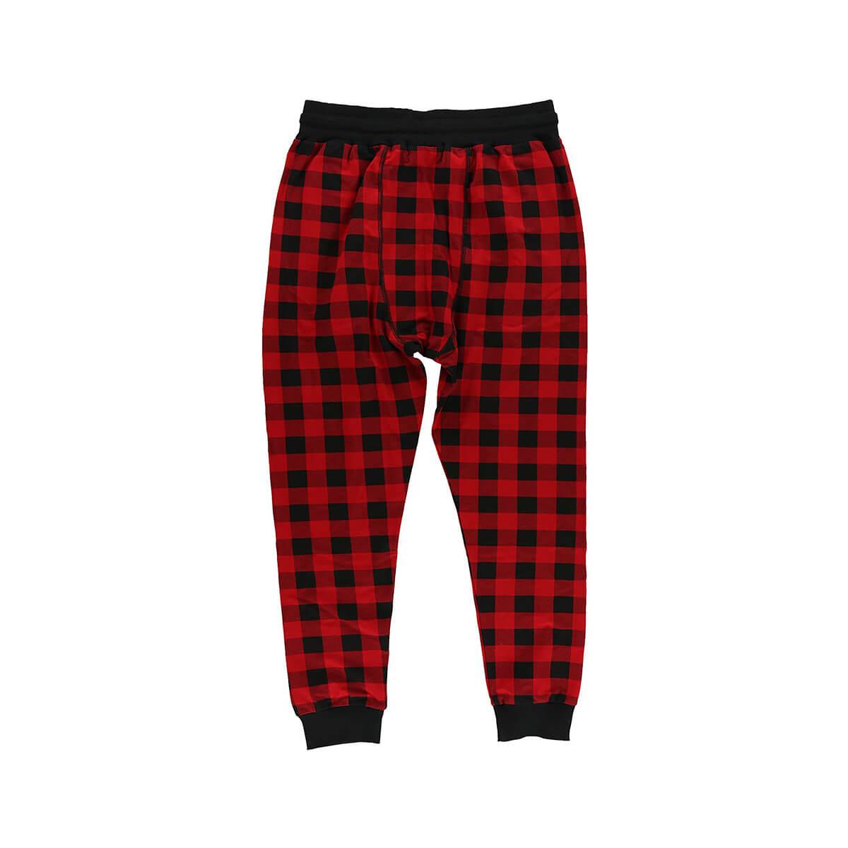 plaid long johns