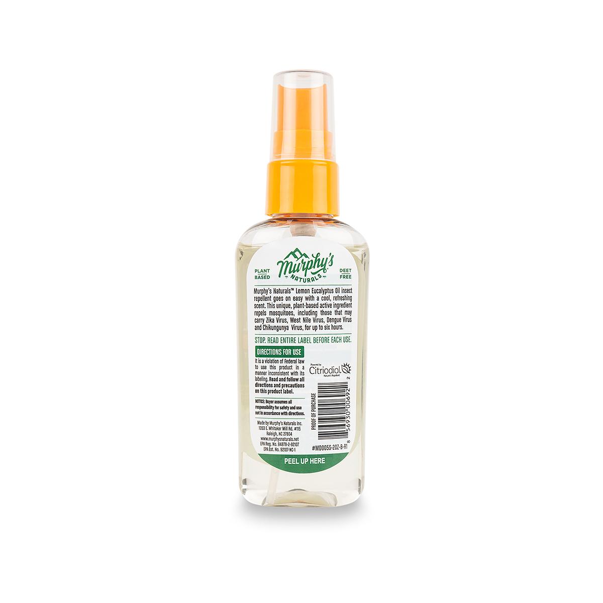 Lemon Eucalyptus Oil Mosquito and Tick Repellent Spray 4 Ounce