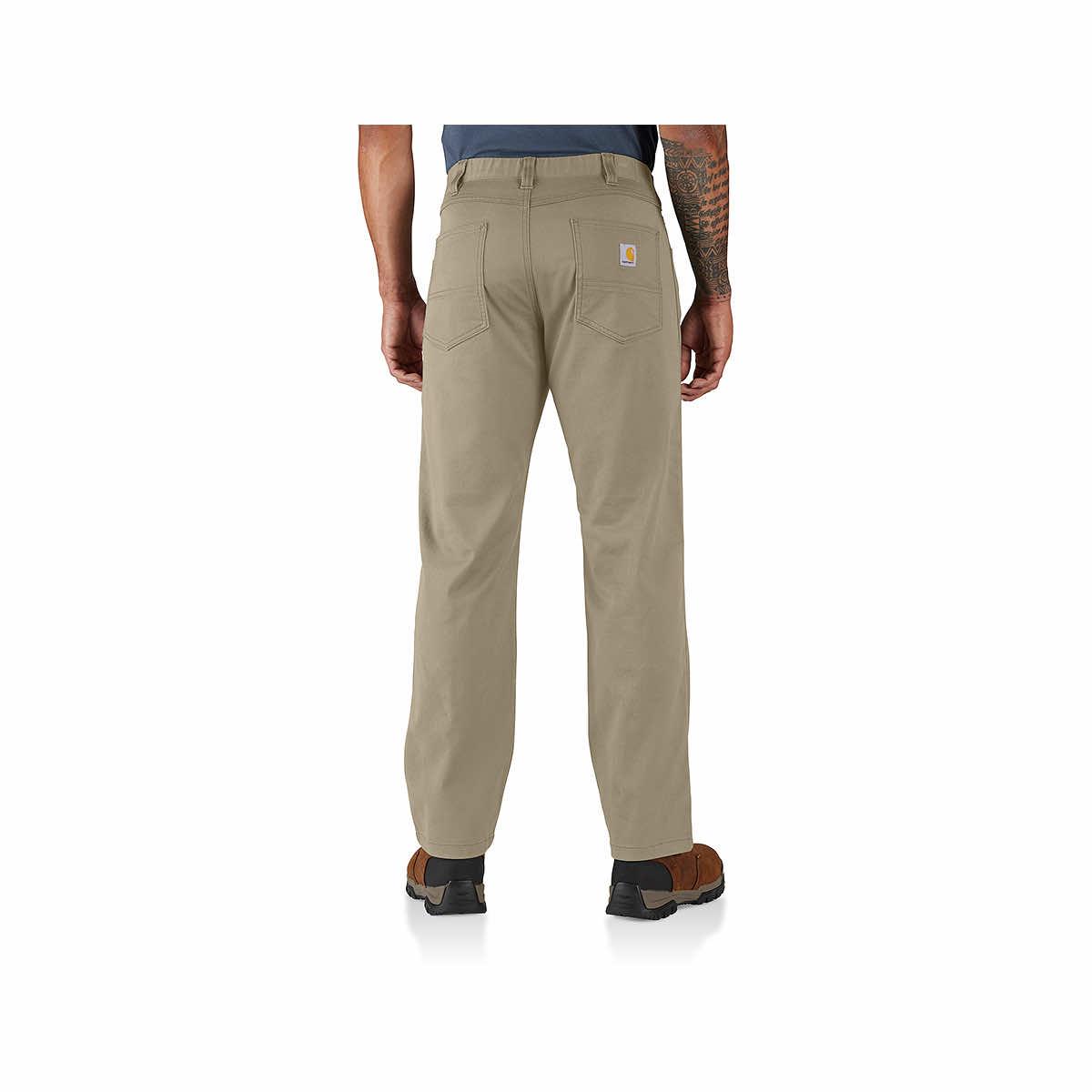 Tough Duck  Relaxed Fit Fleece Lined Flex Twill Cargo Pant with