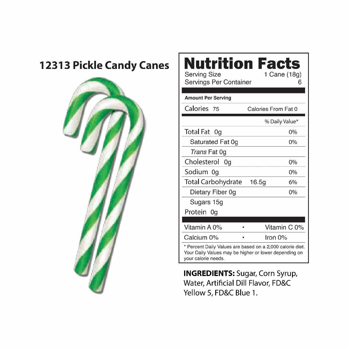 Mast General Store Pickle Candy Canes