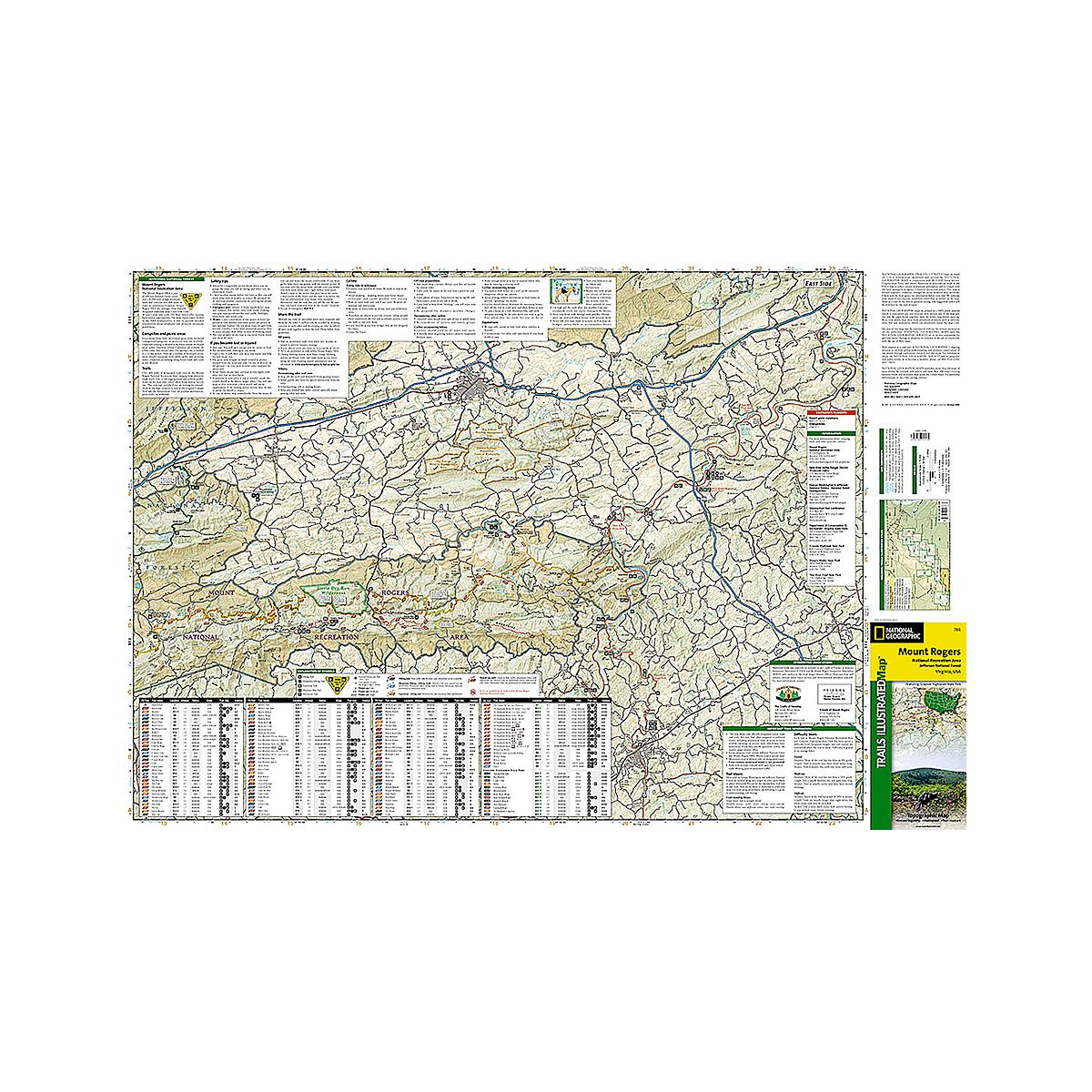 NATIONAL GEOGRAPHIC National Geographic Trails Illustrated Map Mount